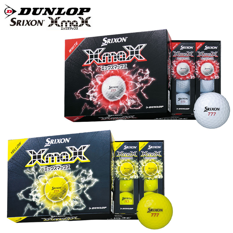 �y1�_�[�X�z�I�E���l�[�� ������Ή� DUNLOP SRIXON �_�����b�v �X���N�\�� XmaX �S���t�{�[�� 1�_�[�X  �z���C�g �C�G���[