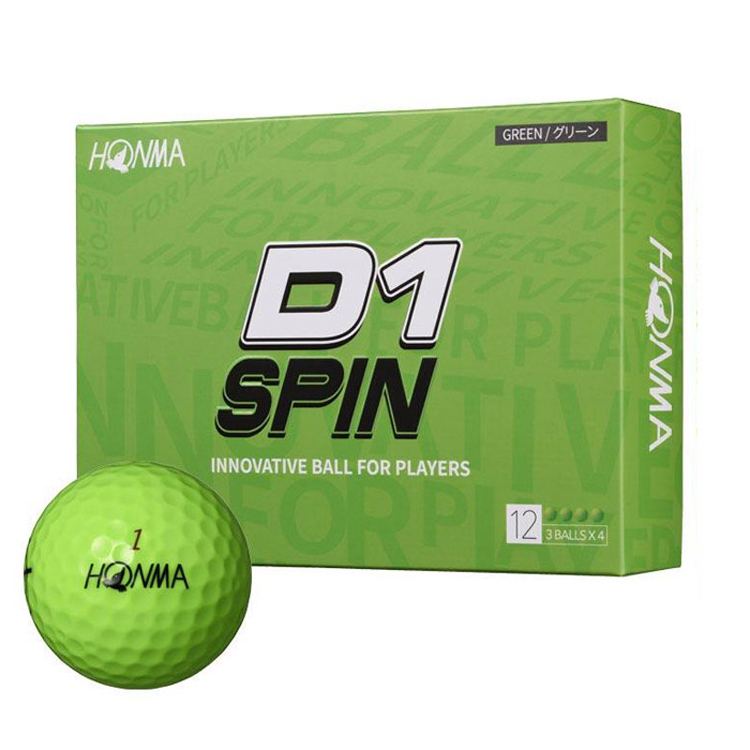 HONMA D1 ゴルフ ボール 本間 ホンマ スピン 1ダース（12球入
