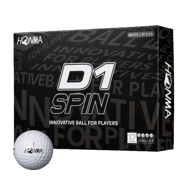 HONMA D1 ゴルフ ボール 本間 ホンマ スピン 1ダース（12球入