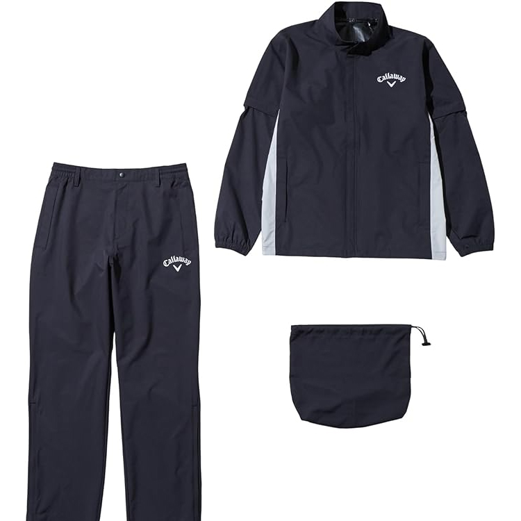 Callaway レインウェア ジャケット パンツ セット Callaway キャロウェイ ゴルフ レインウェア上下セット メンズ