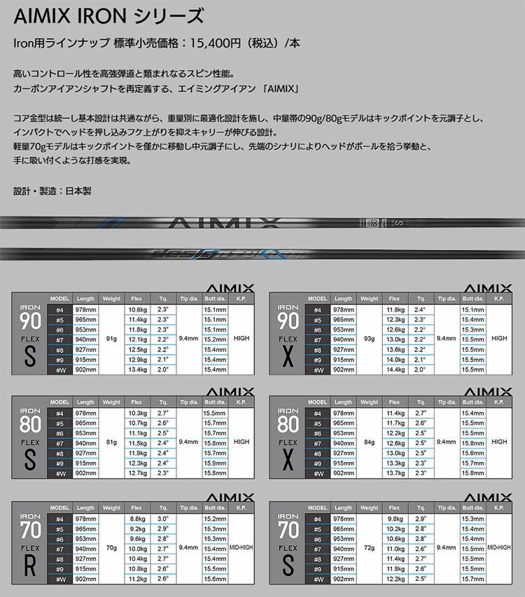 Design Tuning（デザインチューニング） 【リシャフト工賃込/単品購入