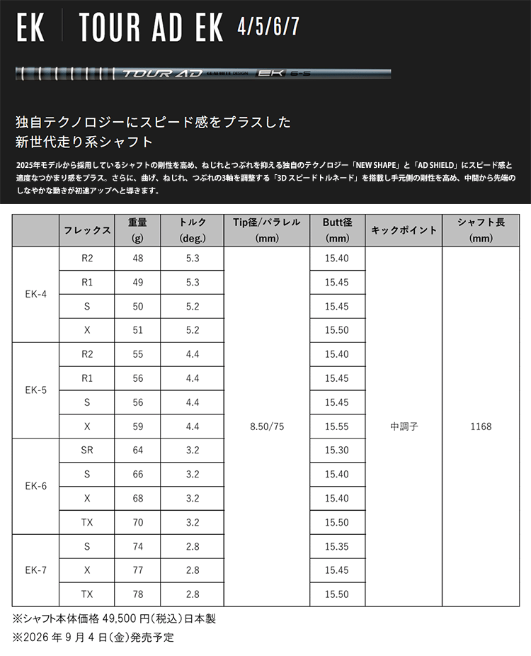 GRAPHITE DESIGN（グラファイトデザイン） 【2026年新モデル