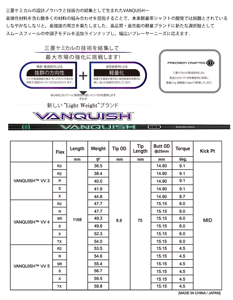 三菱（MITSUBISHI） キャロウェイ ウッド用 互換スリーブ付きシャフト