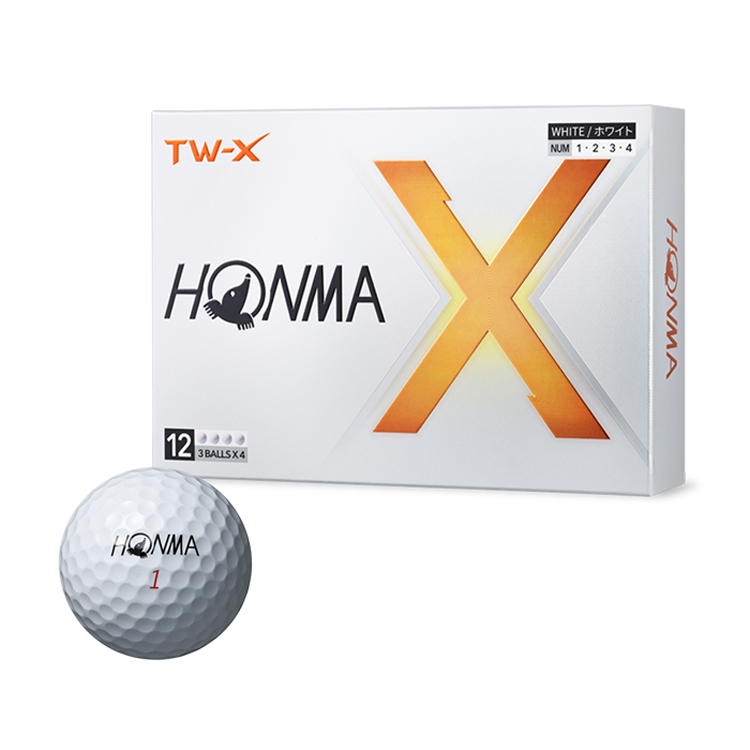 HONMA ゴルフボール TW-S 1ダース12個入り 4箱セット 新品 白