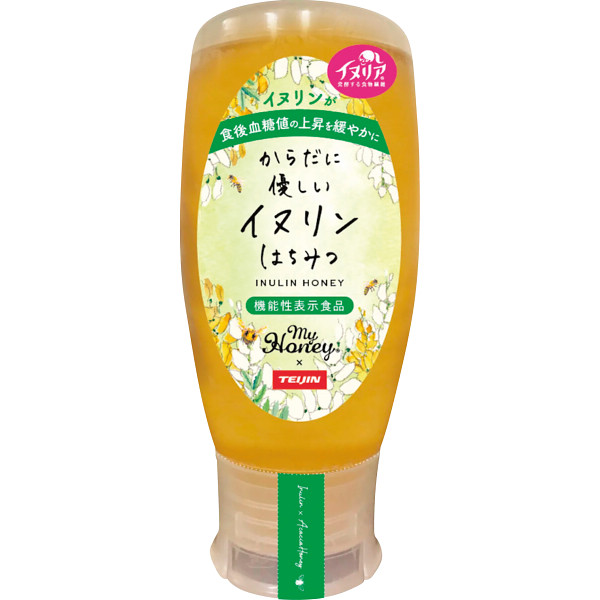 MYHONEY からだに優しいイヌリンはちみつ(500g)(機能性表示食品) マイハニー チューブボトル 蜂蜜