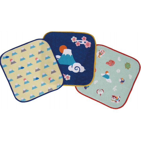 おしゃれミニタオル3枚セット