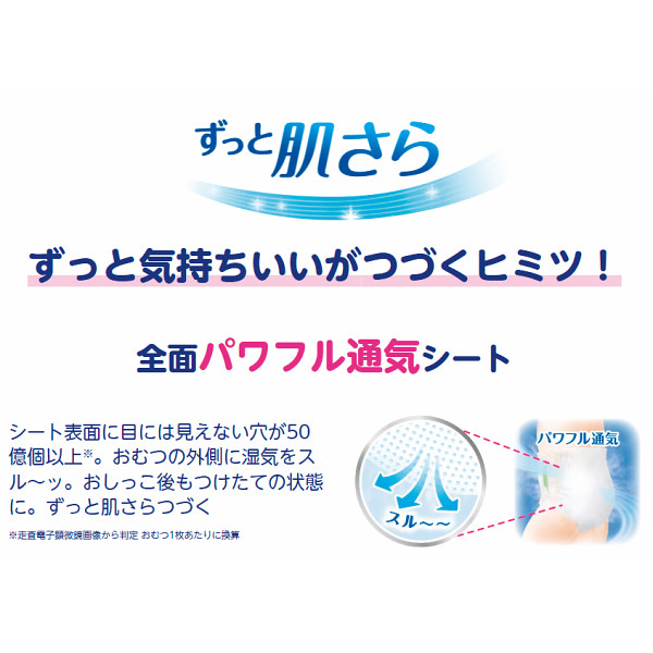 メリーズ エアスルー テープ 新生児用5000ｇまで（68枚）