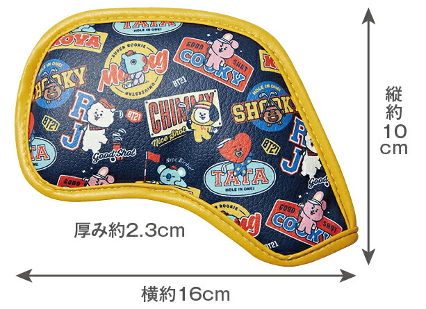 【美品】　BT21 ゴルフ　公式アイアンカバー　9枚セット 楽天市場】【BT21 GOLF 日本総代理店】 BT21 ビーティーイシビル