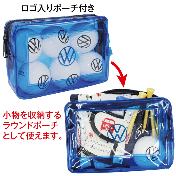 フォルクスワーゲン（Volkswagen） ゴルフ ボール 2024年モデル 6個