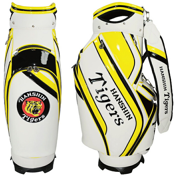shryo‼️HANSHIN Tigers ゴルフバッグ エナメル　 黄色 Amazon | 阪神タイガース エナメル キャディバッグ