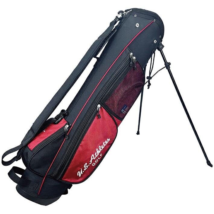 EDWIN GOLF ATHLETE キャディバッグ ブラック レッド 2026年最新