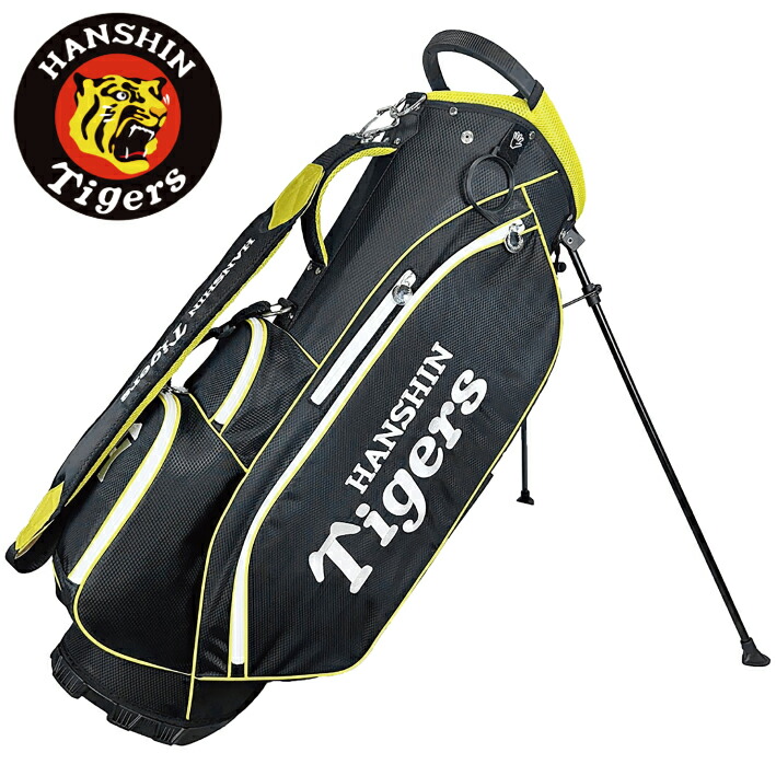 HANSIN Tigers ゴルフバッグ・キャディバッグ　阪神タイガース 阪神タイガース 9.5型 スタンドバッグ 2026年モデル htcb-6439