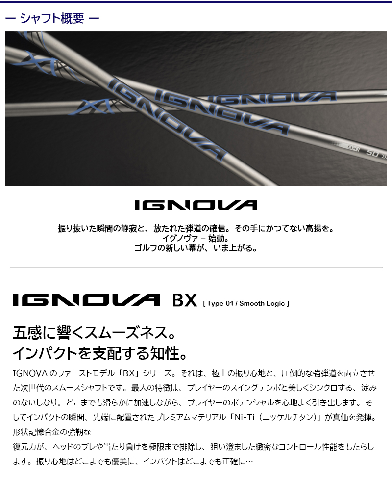 S-TRIXX エストリックス IGNOVA BX（イグノヴァBX） 本間ゴルフ