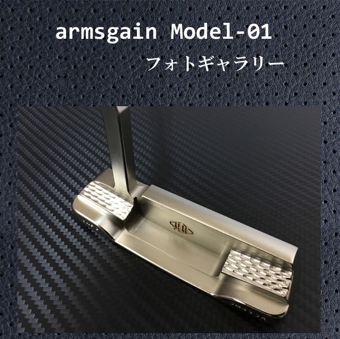 受注生産モデル】(完成品)【名匠 沼沢雄二氏設計】 armsgain Model-01 軟鉄SM490A パター ダブルニッケルコーティング仕様  アームスゲイン : 10gl30200 : 地クラブ系カスタム専門店 Golfoo - 通販 - Yahoo!ショッピング