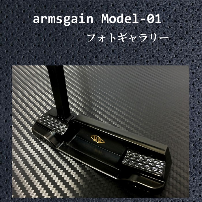 受注生産モデル】(完成品) 【名匠 沼沢雄二氏設計】 armsgain Model-01 軟鉄SM490A パター ガンブルー (黒染め) 仕様  アームスゲイン : 10gl30203 : 地クラブ系カスタム専門店 Golfoo - 通販 - Yahoo!ショッピング