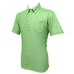 選べる8色 ● すっきり着れてスタイルアップ ミズノ ボタンダウンポロシャツ Mizunoゴルフ M...