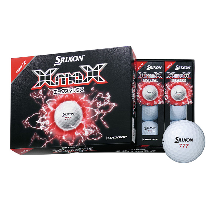 ダンロップ DUNLOP SRIXON26 XmaX2 ホワイト イエロー 12P : ゴルフ