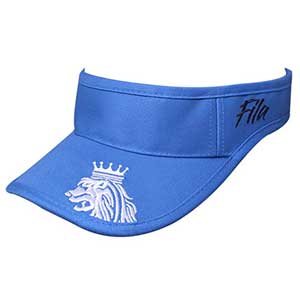 フィラ ゴルフ サンバイザー ライオンの刺繍がクールなサンバイザー 全3色 フリーサイズ FILA ...