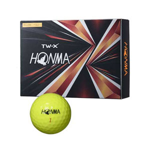 ホンマ ゴルフ ボール TW-X TW-S 2021 1ダース 12球入り ホワイト イエロー 3ピース ツアー系 スピン 飛距離 TOUR  WORLD 本間 HONMA