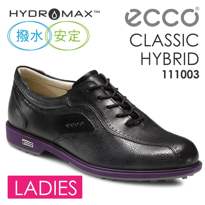 店頭展示品 ecco レディース ゴルフ シューズ スパイクレス CLASSIC