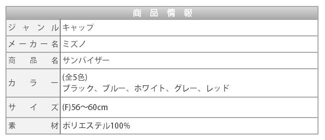 ミズノ ゴルフ バイザー 帽子 選べる全5色 金属バックルで調整 ベルトを収納するポケットつき A87BP-387 :mizuno-cap-040:ゴルフパートナー  別館 - 通販 - Yahoo!ショッピング