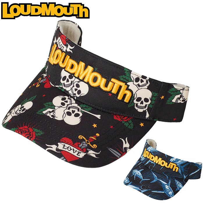 サンバイザー 「Loudmouth:ラウドマウス」ユニセックスサンバイザー