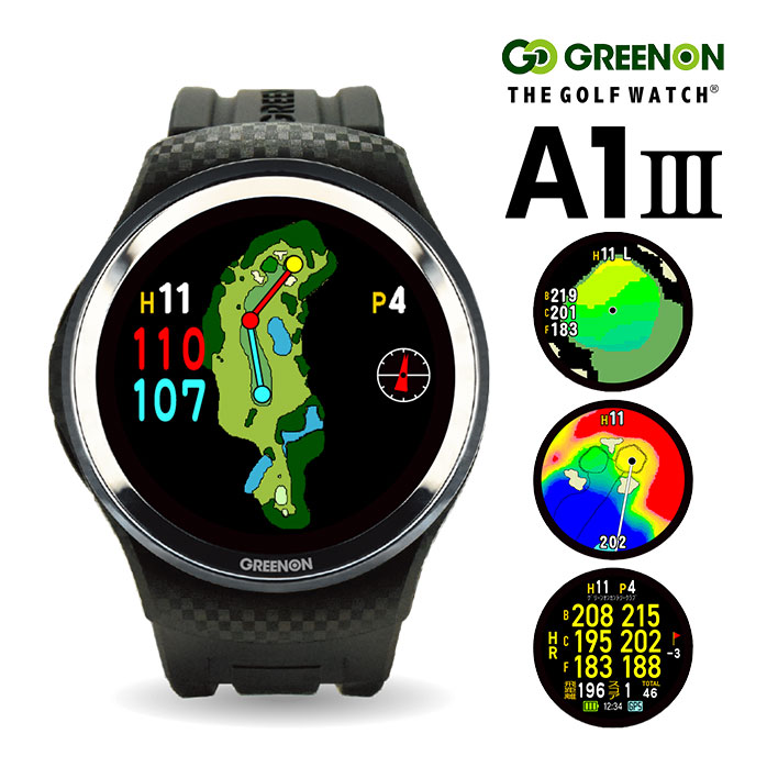 グリーンオン ゴルフ GPS 距離測定器 THE GOLF WATCH ザ・ゴルフウォッチ A1-3 G019 ナビ みちびき L1S 距離計 時計  ウォッチ MASA greenon : green-gps-05 : ゴルフパートナー 別館 - 通販 - Yahoo!ショッピング