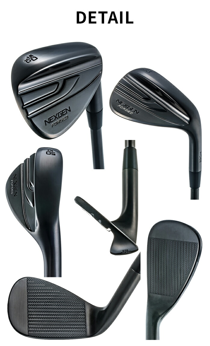 NEXGEN FORGED WEDGE DLC Limited ネクスジェン 単品アイアン ウェッジ Dynamic Gold Tour Issue  ONYX PCB NS PRO 950GH neo BLACK S シャフト