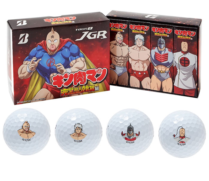 新品 ゴルフボール ブリジストンB JGR キン肉マン 6球+スリクソン3球