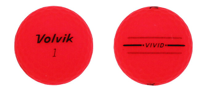 VolvikボルビックVIVIDゴルフボール　レッド2ダース Amazon.co.jp: ボルビック 2022年 Volvik(ボルビック)ゴルフ
