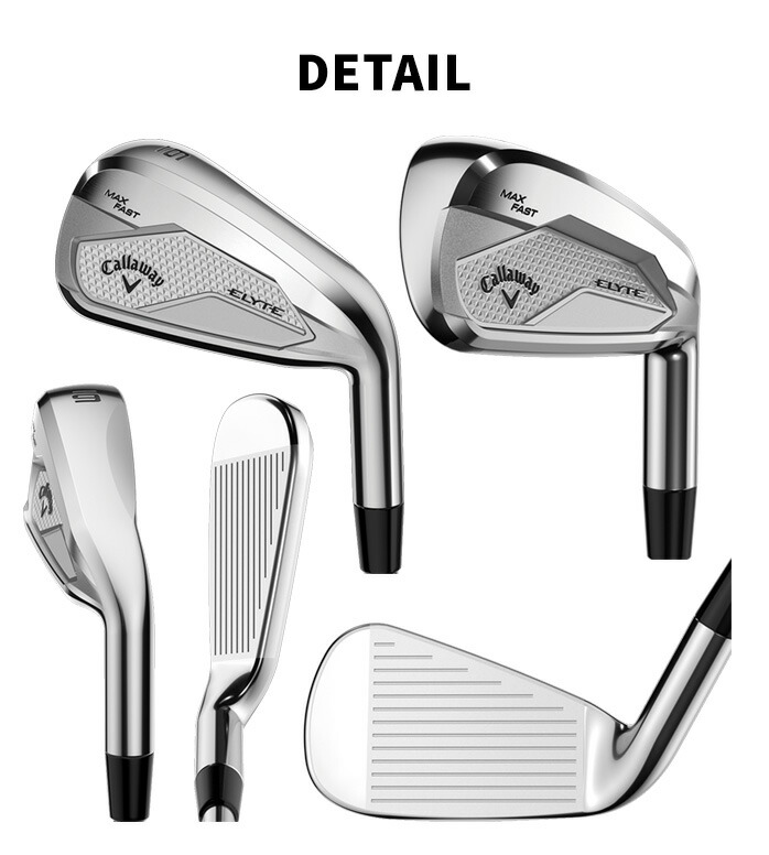 ELYTE エリート　max fast アイアンセット　新品、未使用 ELYTE キャロウェイ MAX FAST アイアンセット エリート マックス