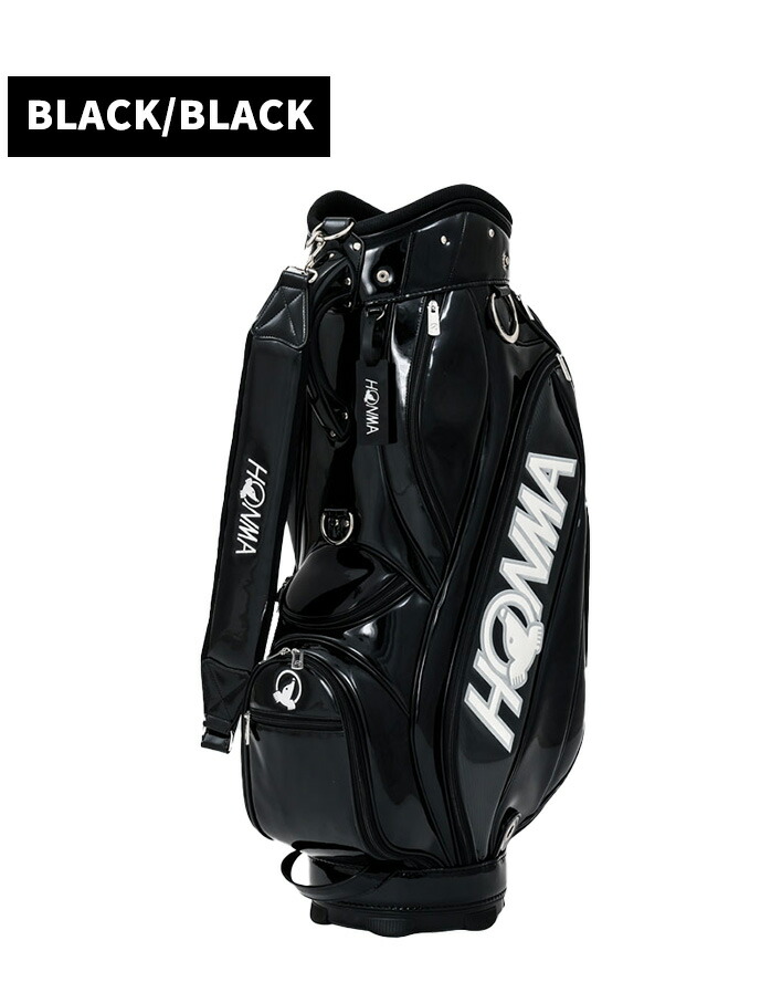 HONMA キャディバッグ 黒 赤 HONMA GOLF 本間ゴルフ 25 CB12536 W フュージョンキャディー
