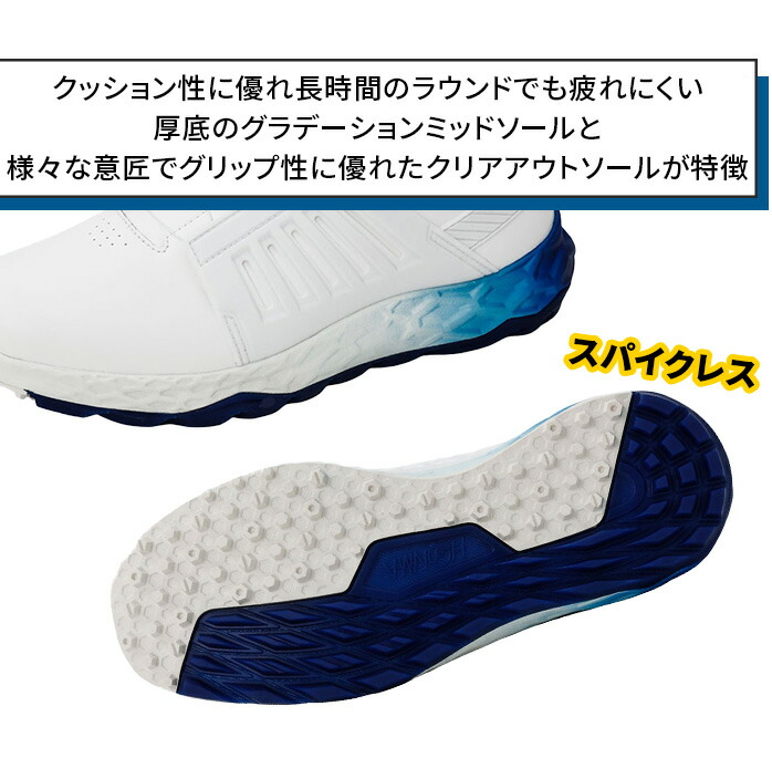 HONMA GOLF（本間ゴルフ） 25 SR12501 ゴルフ シューズ スパイクレス