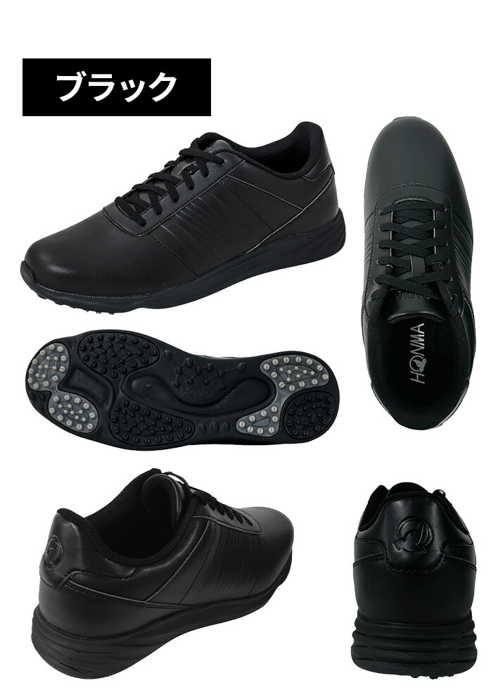 本間ゴルフ25 SR12503 ユニセックス 4E紐式スパイクレス シューズ