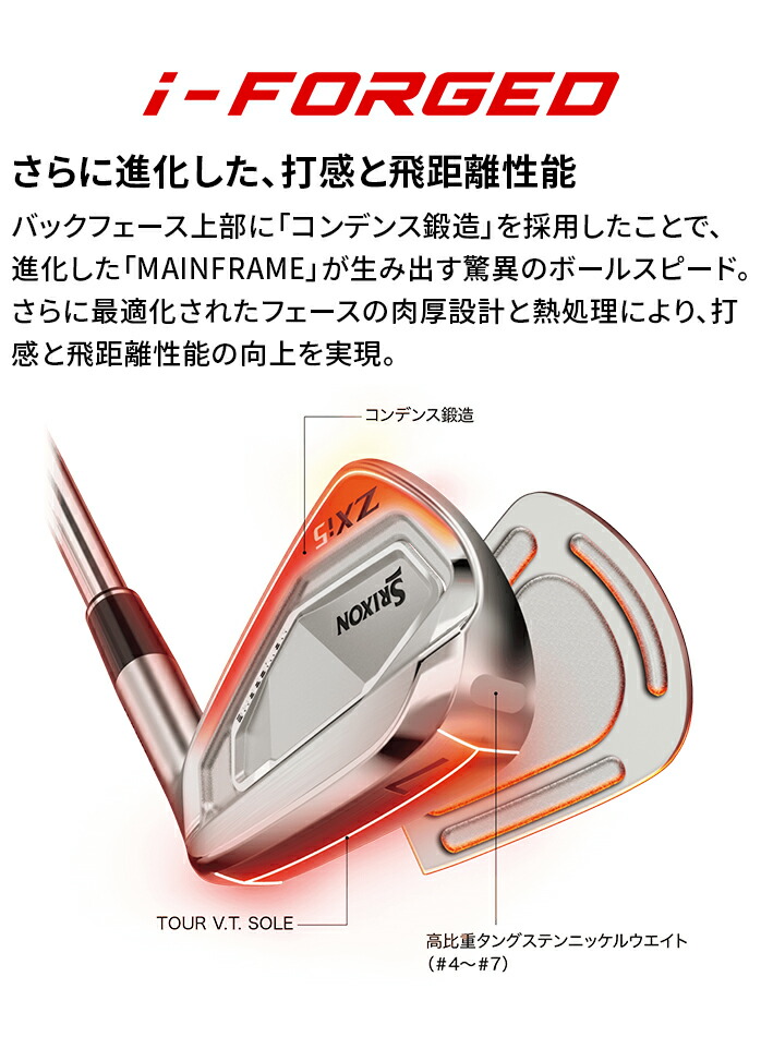 SRIXON スリクソン ZXi5 アイアン セット 6本セット 5I 6I 7I 8I 9I PW