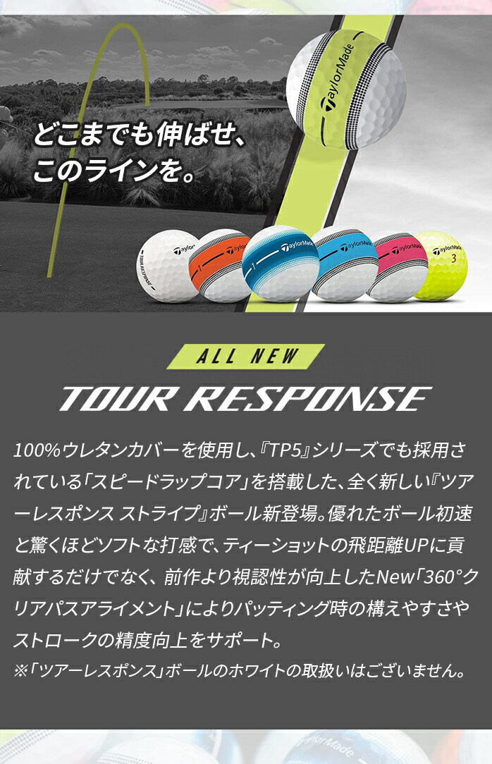 TaylorMade（テーラーメイド） ゴルフ TM25 TOUR RESPONSE STRIPE