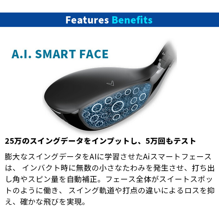 店頭展示品 キャロウェイ レフティ パラダイム Ai スモーク UT