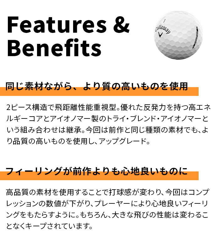 callway warbird 6ダース　新品 キャロウェイ Callaway ウォーバード WARBIRD ディスタンスプラス 3