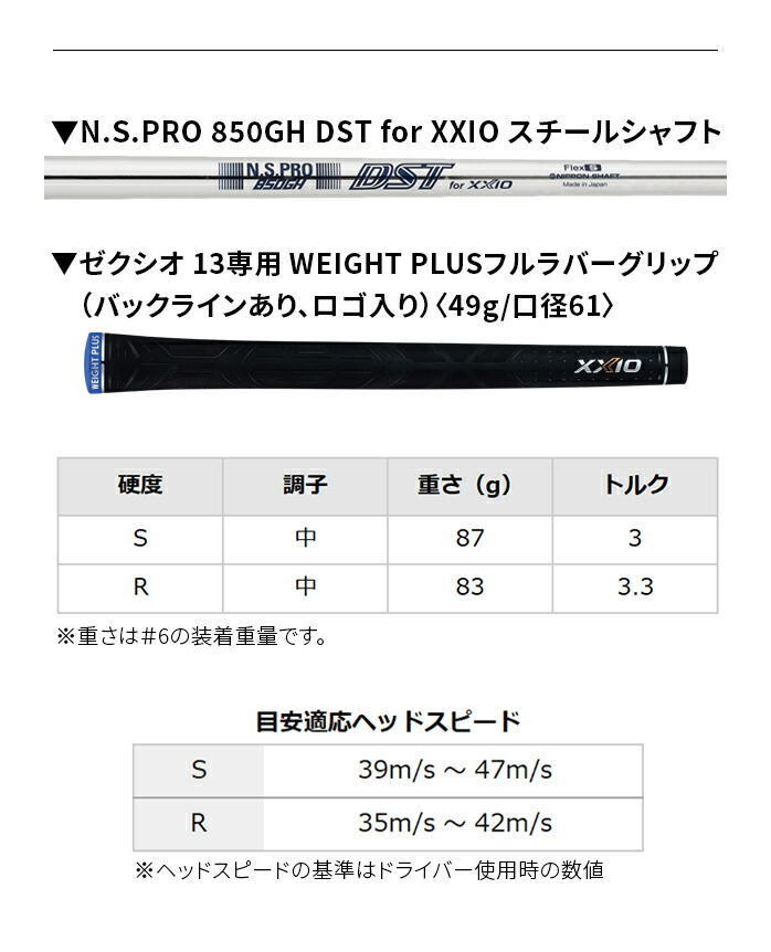 XXIO DUNLOP ダンロップ ゼクシオ13 アイアン セット 5本セット 6I 7I