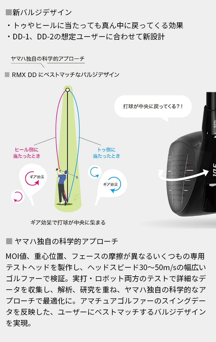 値下げしました！】ヤマハ ゴルフ ドライバー RMX DD DD-2 9° 10.5