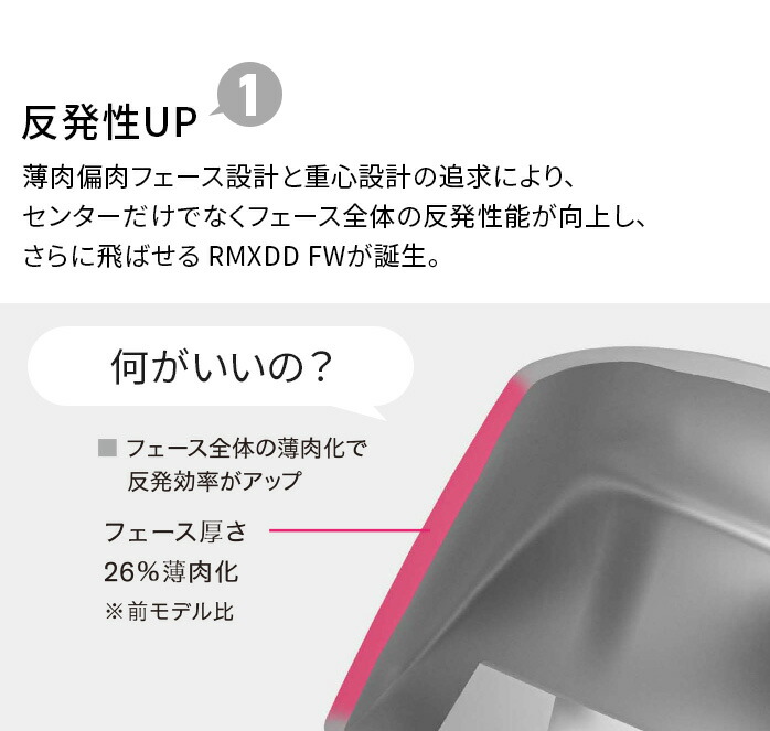 RMX ヤマハ ゴルフ フェアウェイウッド DD 3W 5W 7W TENSEI GR f50 FR