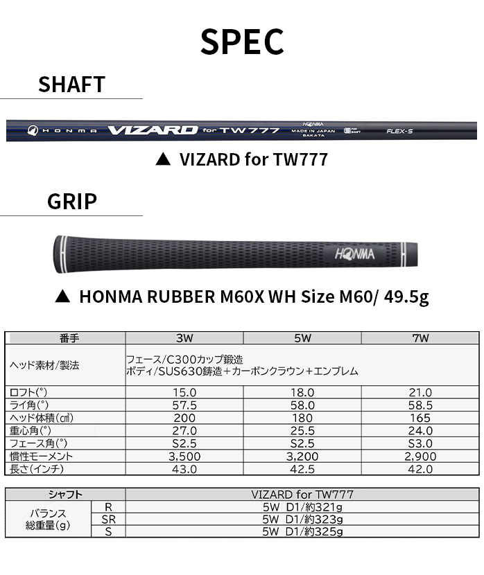 本間ゴルフ HONMA メンズ ツアーワールド TW777 MAX マックス