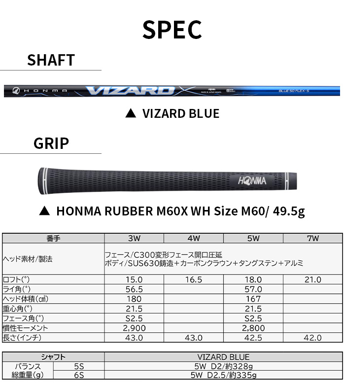 本間ゴルフ HONMA メンズ ツアーワールド TW777 フェアウェイ ウッド