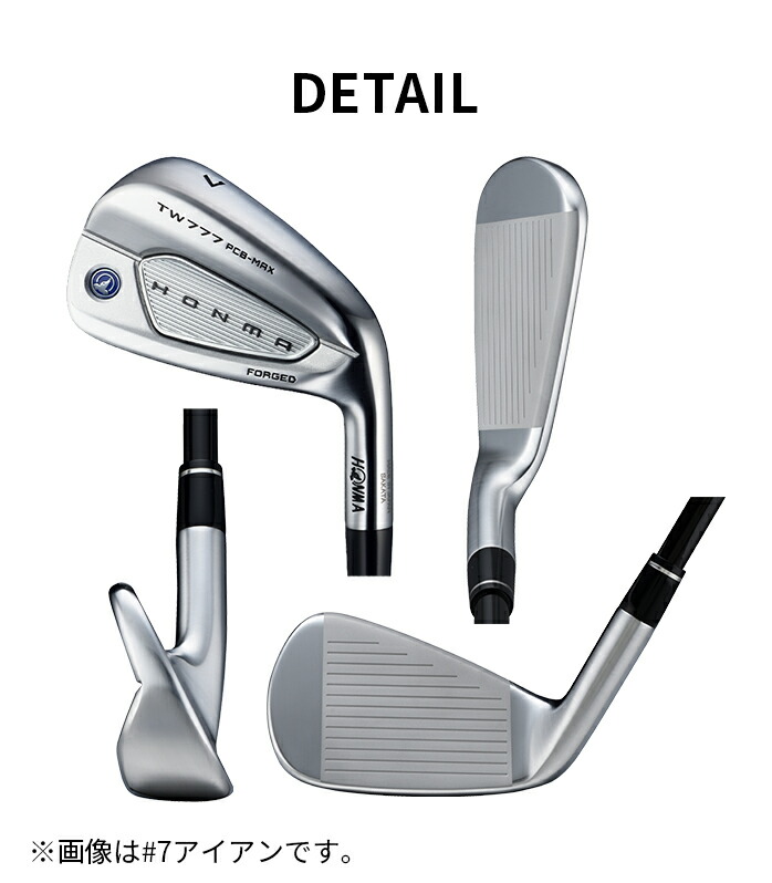 本間ゴルフ HONMA メンズ ツアーワールド TW777 PCB MAX アイアン 単品