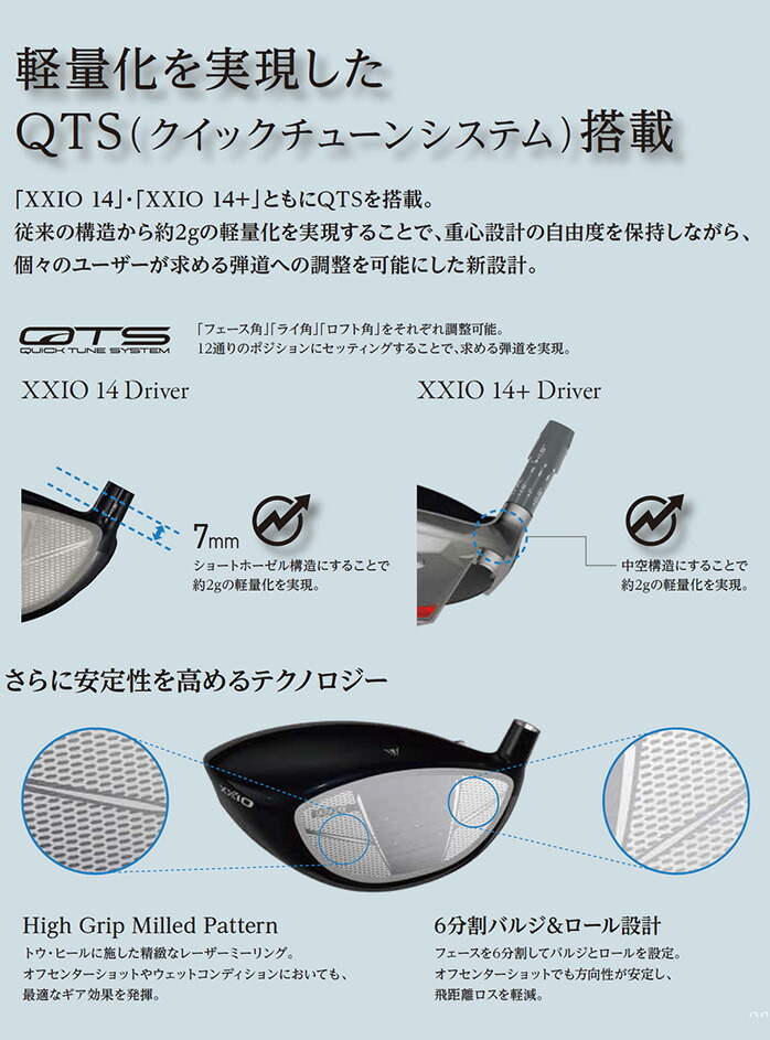 ダンロップ ゼクシオ XXIO14 ドライバー メンズ 2025年モデル 9.5