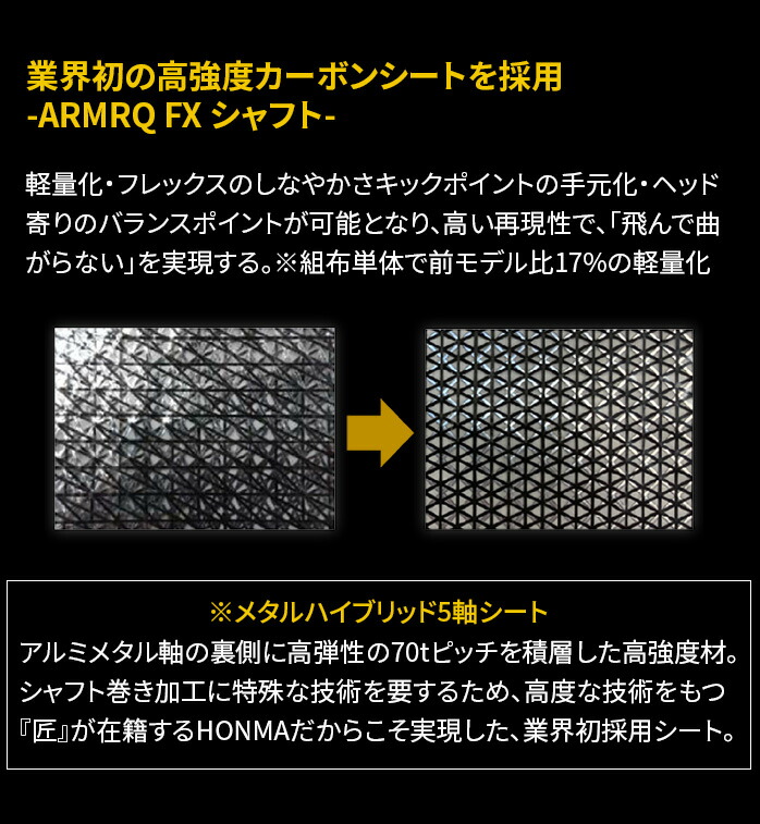 保証書なし 新品未使用 本間 ホンマ ゴルフ BERES BLACK ベレス