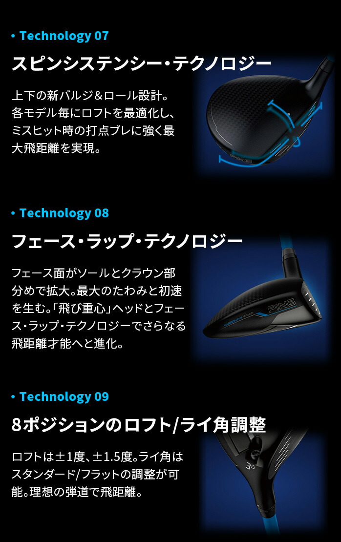 ピン PING G440 MAX フェアウェイウッド 3W 5W ALTA J CB BLUE / TOUR