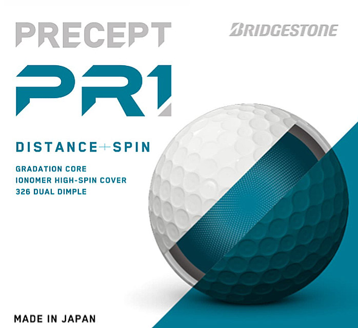 プリセプト PRECEPT ゴルフボール PR-1 ZJWX SMU 2025年モデル 3P 1