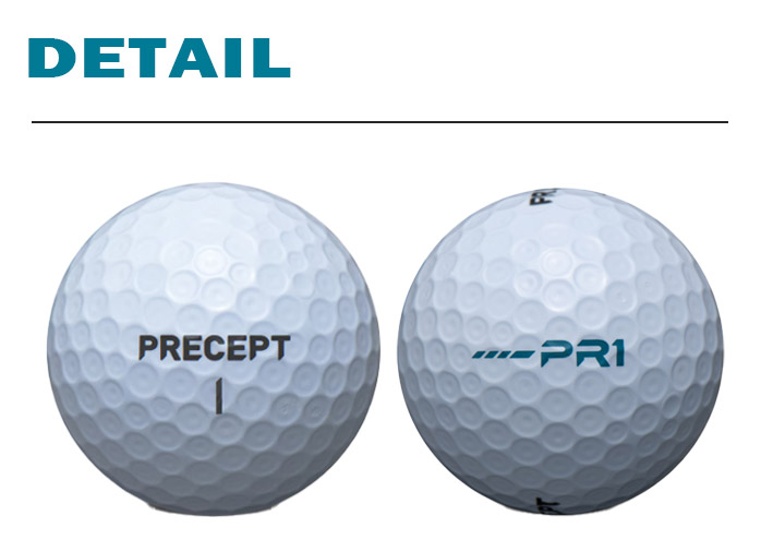 プリセプト PRECEPT ゴルフボール PR-1 ZJWX SMU 2025年モデル 3P 1
