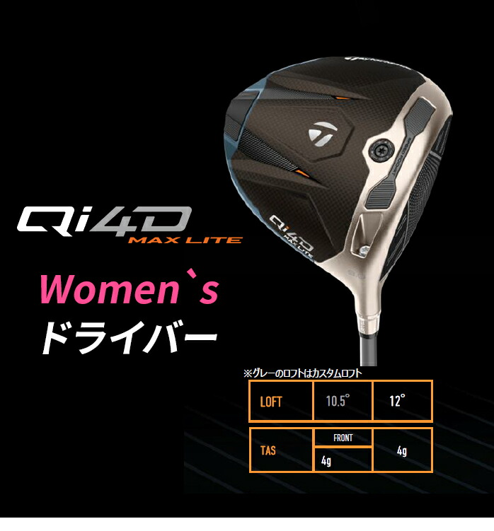 TaylorMade（テーラーメイド） ゴルフ Qi4D MAX LITE ドライバー